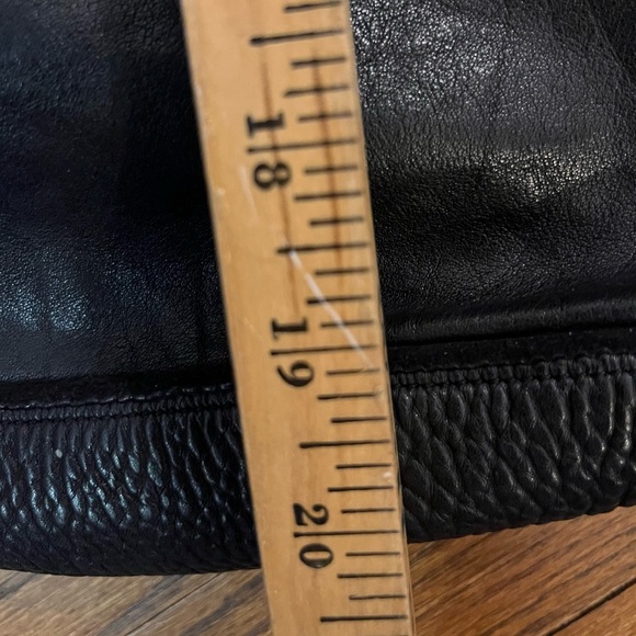 NWT heavy, buttery soft Leather bag ITALY Italian designer boho - Picture 12 of 17